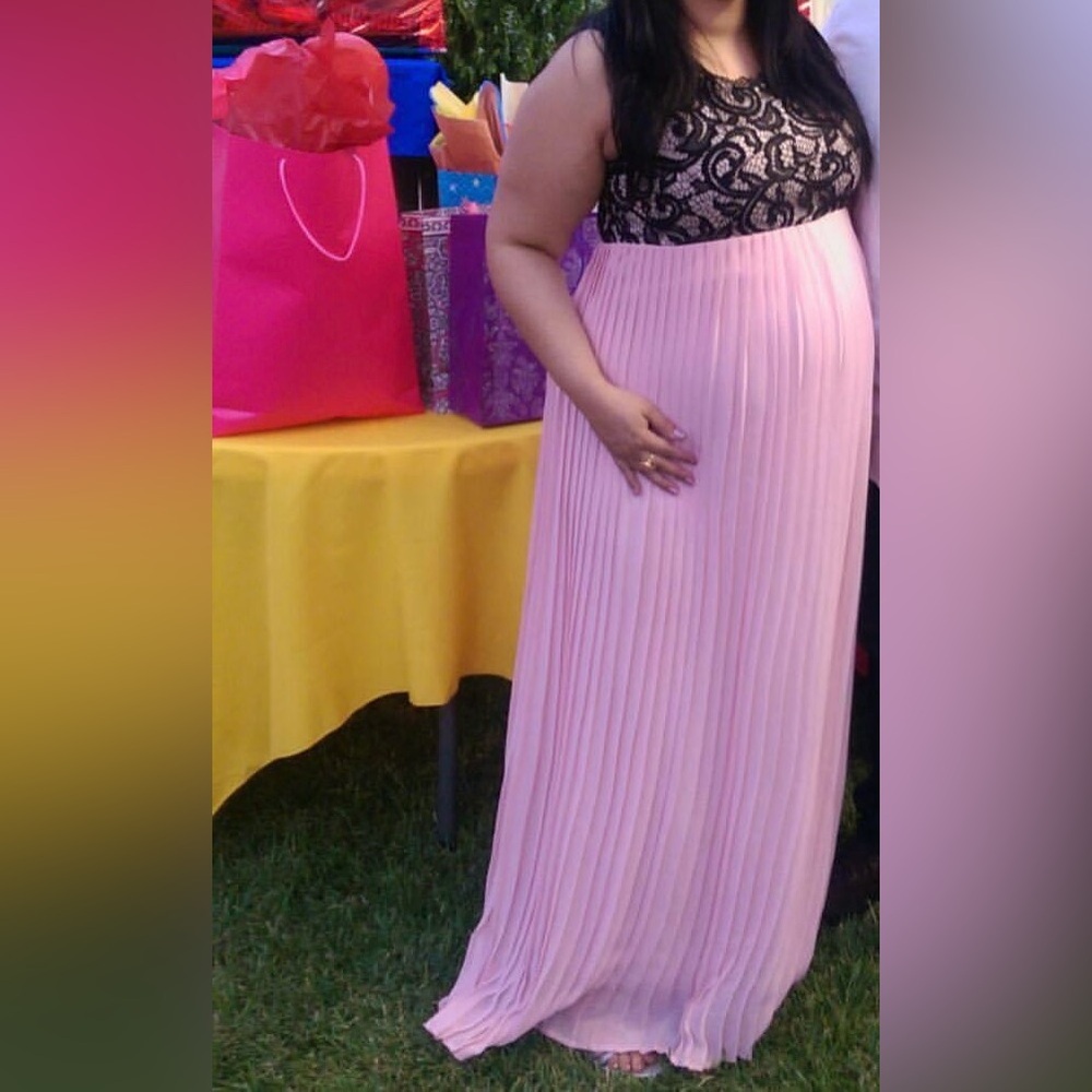 Pink blush Maternity Dress pink Used